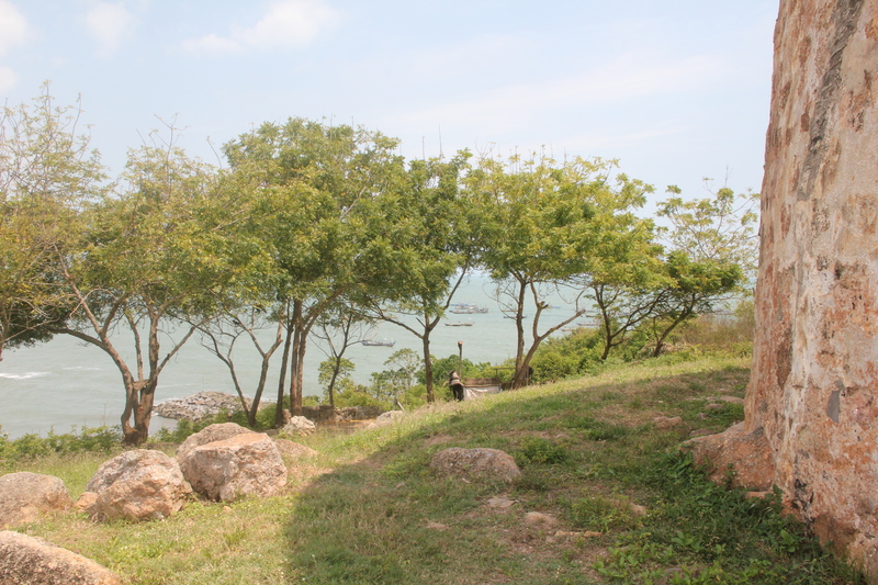 Fort Amsterdam, Ghana, view from top hill